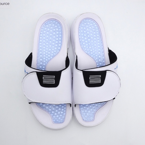 SLD NEW Size 12 Men's Jordan Hydro XI Retro Slide Sandals FN2452-104 White - Picture 4 of 7